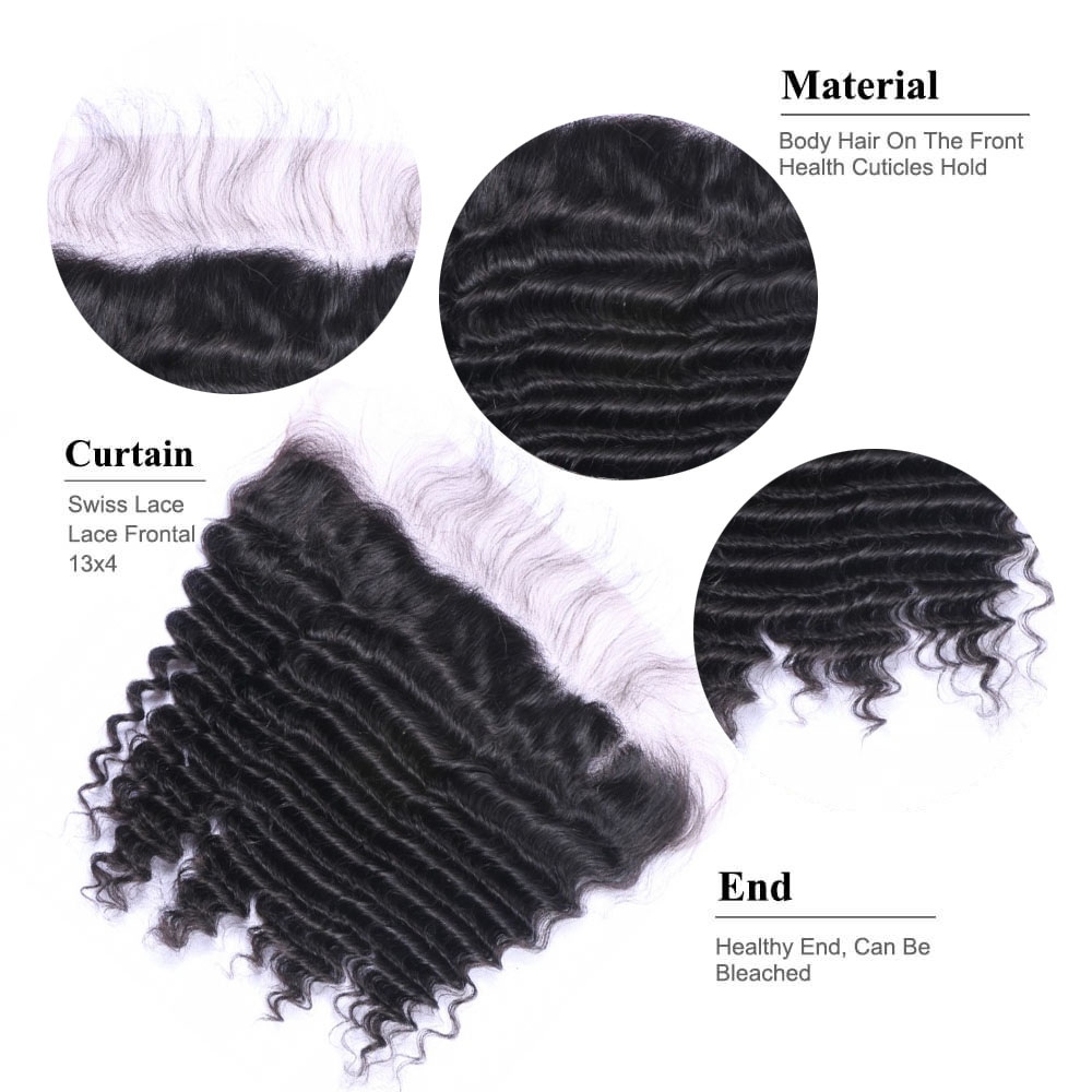 deep wave 13x4 lace frontal