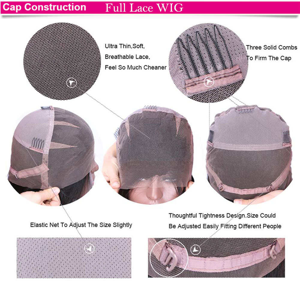 full lace front wigs cap construction