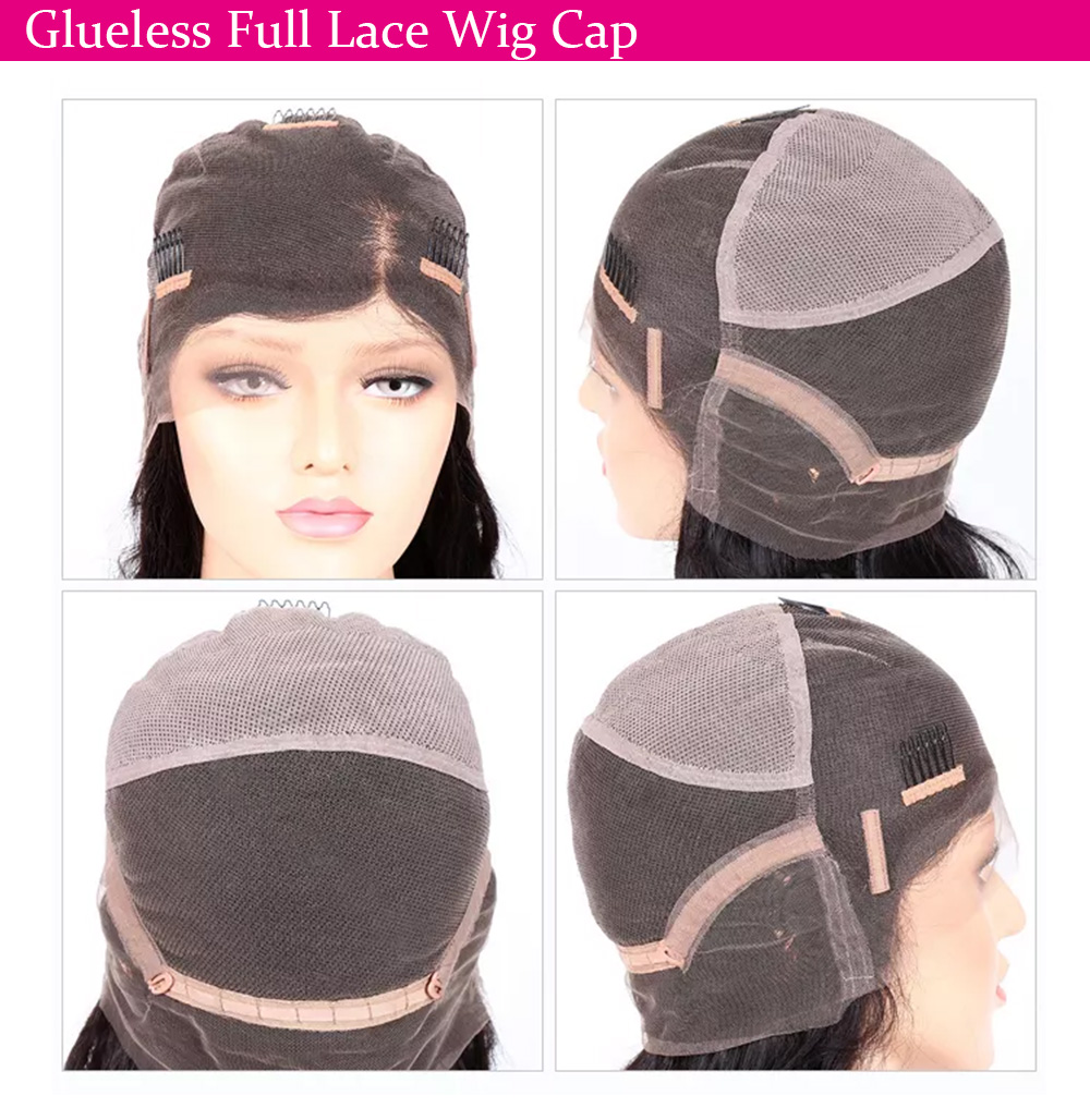 glueless full lace wig cap